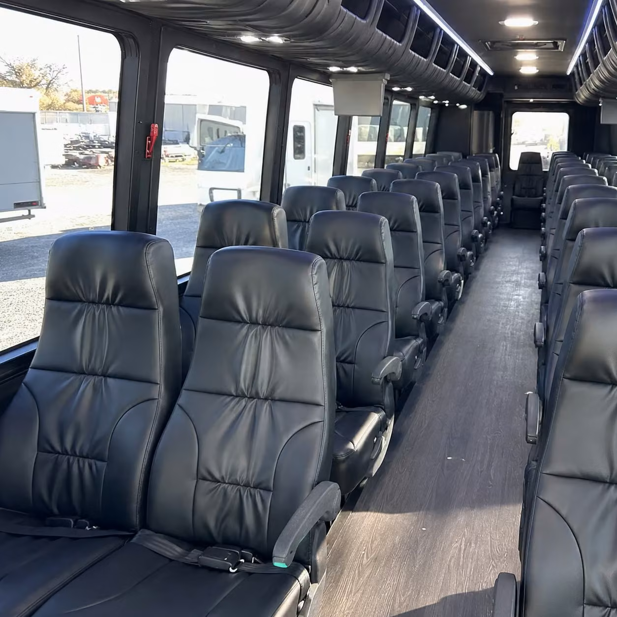 25 passenger minibus inside