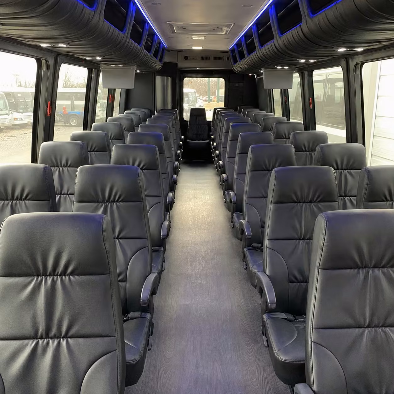 35 passenger minibus interior